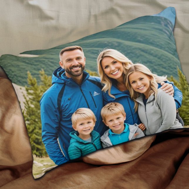 Custom 2 Photos Family Decorative Cushion (Creator Uploaded)