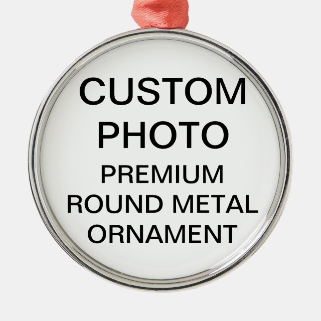 Custom  2" Round Photo Christmas Tree Ornament (Front)