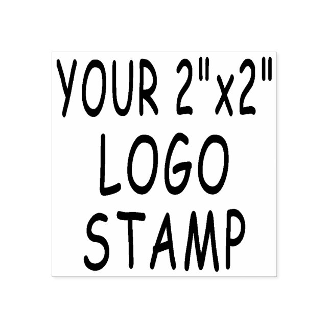 Custom 2" x 2" Logo Stamper Rubber Stamp (Imprint)