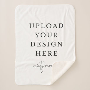 Custom 30" x 40" Sherpa Blanket, Small Blanket