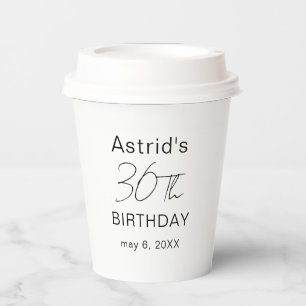 Custom 30th Birthday 30th Birthday Plastic Cup 