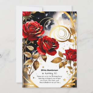 Custom 30th Birthday Invitation