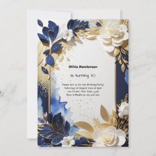 Custom 30th Birthday Invitation