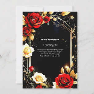 Custom 30th Birthday Invitation