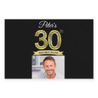 Custom 30th Birthday Party Mini Liquor Favour Labe