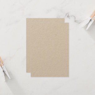 Custom 3.5" x 5" Kraft   Eco-Friendly Matte Invitation