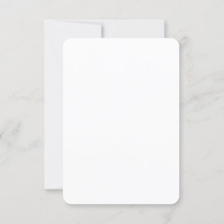 Custom 3.5" x 5" Rounded Semi-Gloss High-Quality Invitation