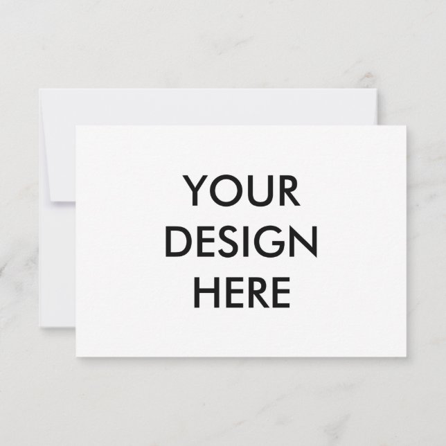 Custom 3.5x5" Horizontal Response Card Printing (Back)