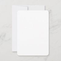 Custom 3.5x5 Matte Invitations | Rounded Corners