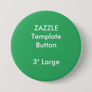 Custom 3" Large Round Button Pin Blank Template