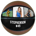 Custom 3-Photo Basketball Ball
