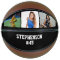 Custom 3-Photo Basketball Ball