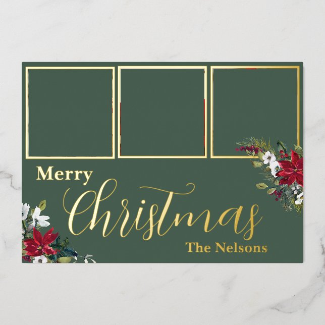 Custom 3 Photo Christmas (Front)