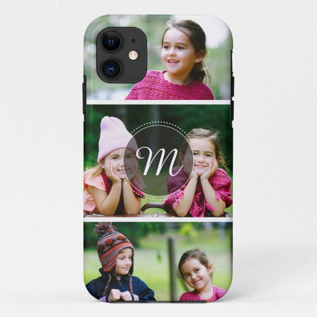 Custom 3 Photo iPhone 5 / 5S Case (Back)
