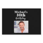 Custom 40th Birthday Party Mini Liquor Favour Labe