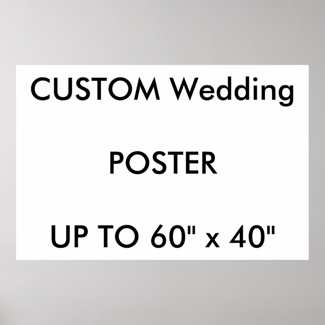 Custom 48" x 32" Poster THICK Landscape (Front)