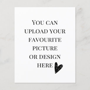 Custom 4.5" x 5.6" medium size  flyer