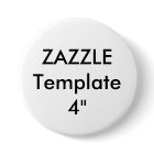 Custom 4" Huge Round Button Pin