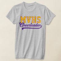 Custom 4 Letter High School Initials Cheerleader