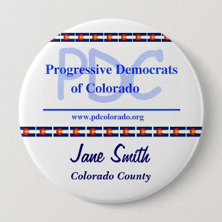 Custom 4" PDC Button