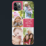 Custom 4 Photo Nana Life is the Best Life Pink Case-Mate iPhone Case<br><div class="desc">Personalized iPhone case for nana - add your name and 4 of your favorite photos. The photo template is set up for you to add your pictures working clockwise from the top right. The nana quote reads "Nana Life is the Best Life" followed by your name - all of which...</div>