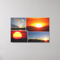 Custom 4-Photo Sunsets