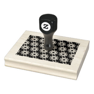 Custom 4" x 5" Rubber Stamp, Ink Pad Colour = None Stamp