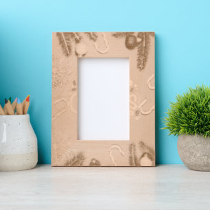 Custom 4" x 6" Portrait, FrameStyle: natural Etched Frames