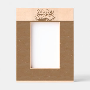 Custom 4" x 6" Portrait, FrameStyle: natural Etched Frames