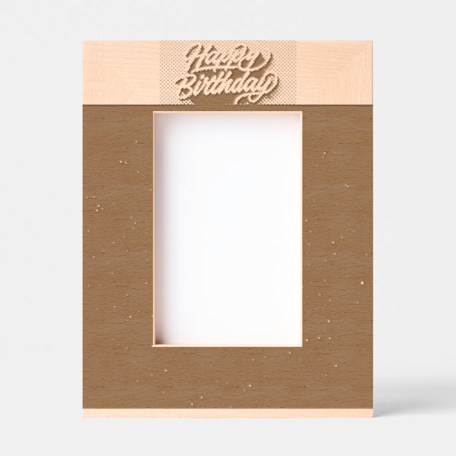 Custom 4" x 6" Portrait, FrameStyle: natural Etched Frames (Front)