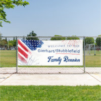 Custom 4th of July Red White Blue Family Reunion