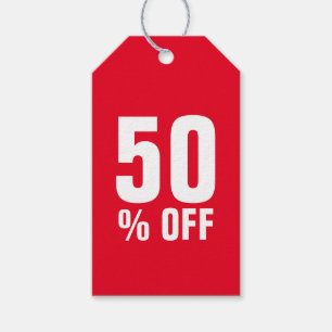 Custom 50% retail price tags for business or shop