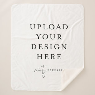 Custom 50" x 60" Sherpa Blanket, Medium Blanket