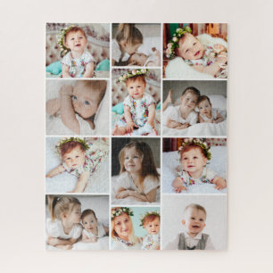 Custom 520 Piece Multi Photo Collage Jigsaw Puzzle