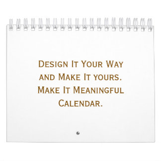 Custom 5.5" L x 7" W Classic Grid Calendar
