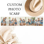 Custom 5 Photo collage Personalised photos Scarf<br><div class="desc">Easy photo template to customise your scarf with your photos.</div>