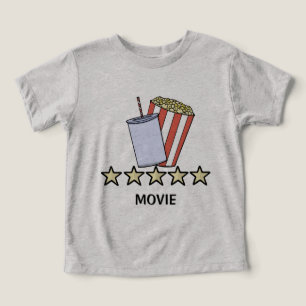 Custom 5 Star Movie Review Popcorn Drink Film