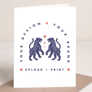 Custom 5x7 Folded Card   Your Design Upload Cards