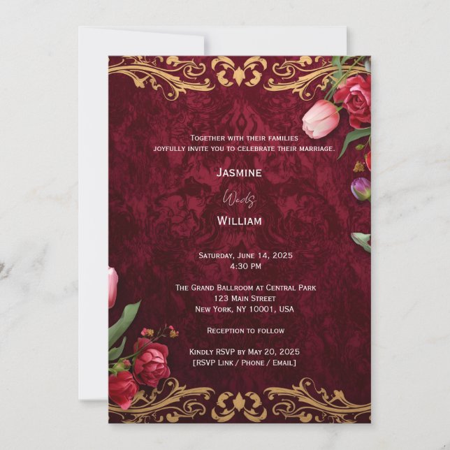 Custom 5x7 Matte Invitation Card (Front)