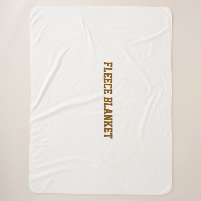 Custom 60" x 80" Large Fleece Blanket (Front)