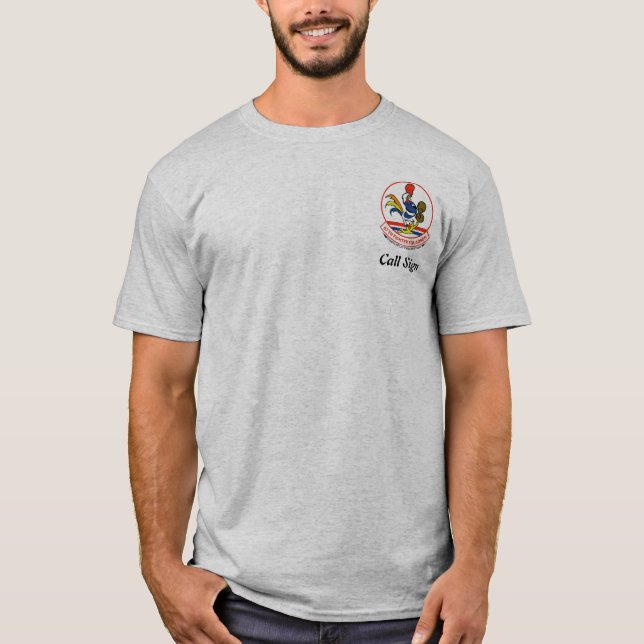 Custom 67th FS Reunion Shirt - Light coloured (Front)