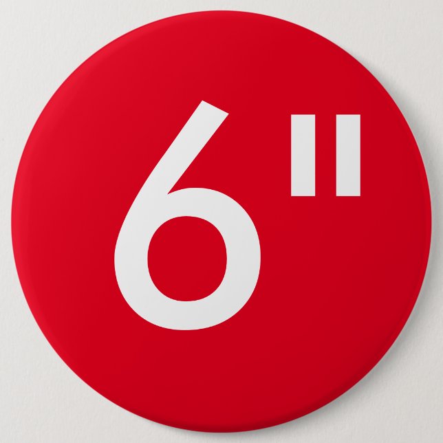 Custom 6" Inch Colossal Round Badge Blank Template (Front)