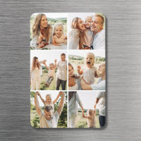 Custom 6 Photo Collage Modern Simple 