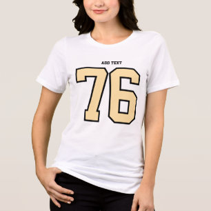 Custom 76 Number Jersey Shirt - Oversized Sporty