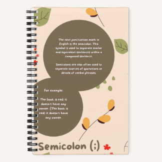 Custom 8.5" x 11" Spiral Notebook