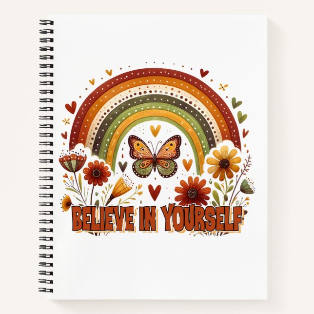 Custom 8.5" x 11" Spiral Notebook (Front)