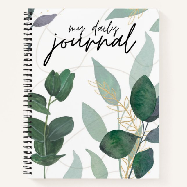 Custom 8.5" x 11" Spiral Notebook (Front)