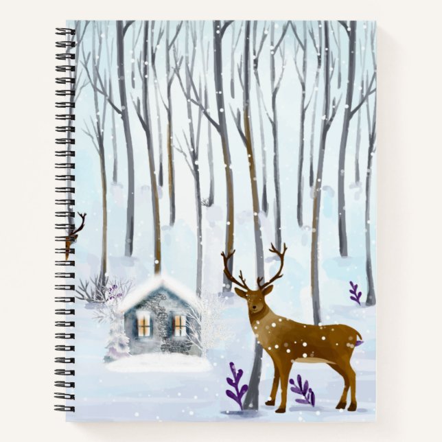 Custom 8.5" x 11" Spiral Notebook (Front)