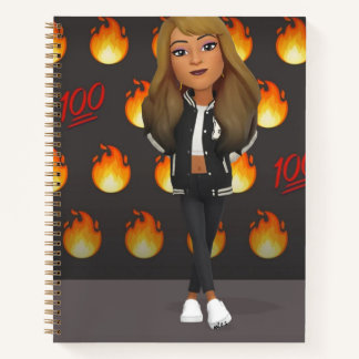 Custom 8.5" x 11" Spiral Notebook