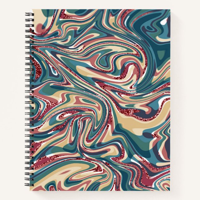 Custom 8.5" x 11", Spiral Notebook, Notebook (Front)